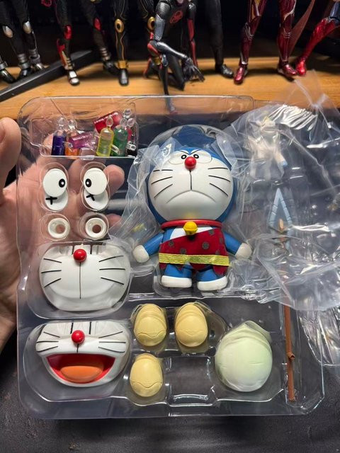 TAKARA TOMY Doraemon Anime Figur, Roboter Katze, Einzelfigur, Blau - Bild 1