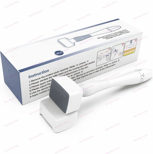 BXA Derma Stempel Mikronadel Gesichtsroller, Unisex - Bild 1