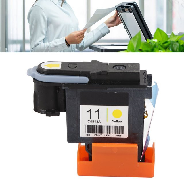HP Druckkopf Gelb für HP DesignJet 100 110 111 500 510 800 813 Inkjet-Drucker - Bild 1
