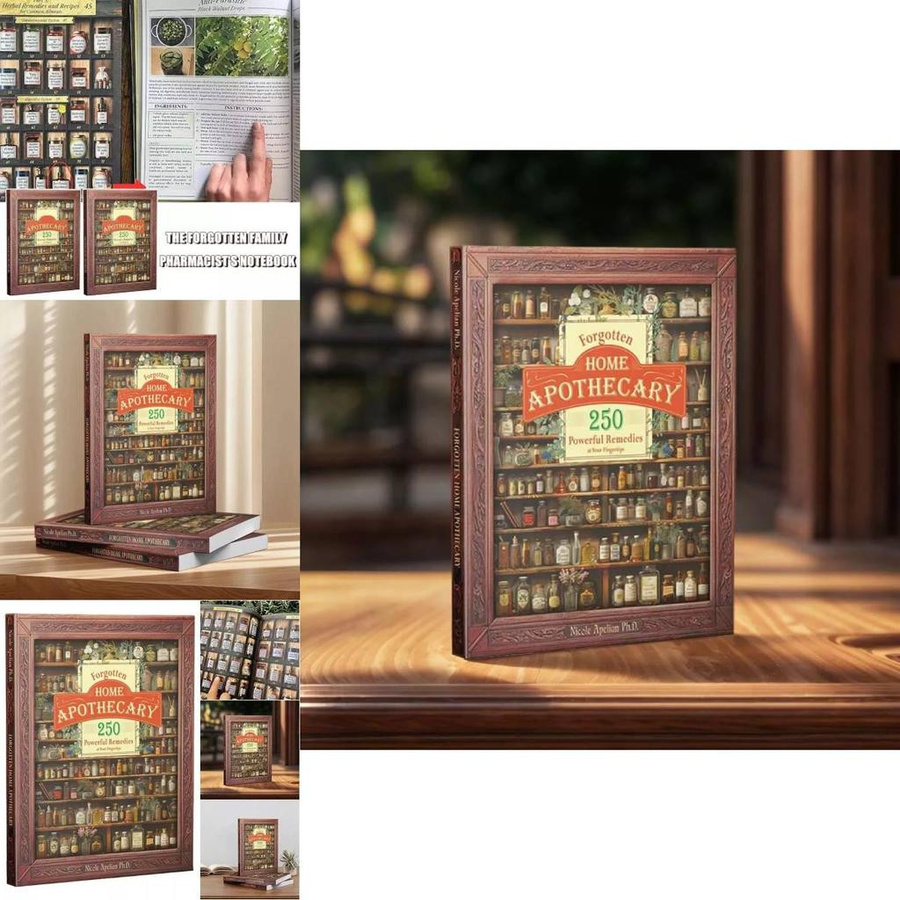 VetchWick Notizbuch Vergessene Hausapotheke A5 mit Softcover aus Papier, Breite: 21,5 cm, Höhe: 14 cm, Tiefe: 1,5 cm - Bild 9