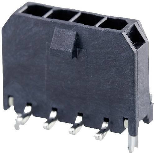 Molex Stiftgehäuse-Platine 436500421 in Schwarz - Bild 1