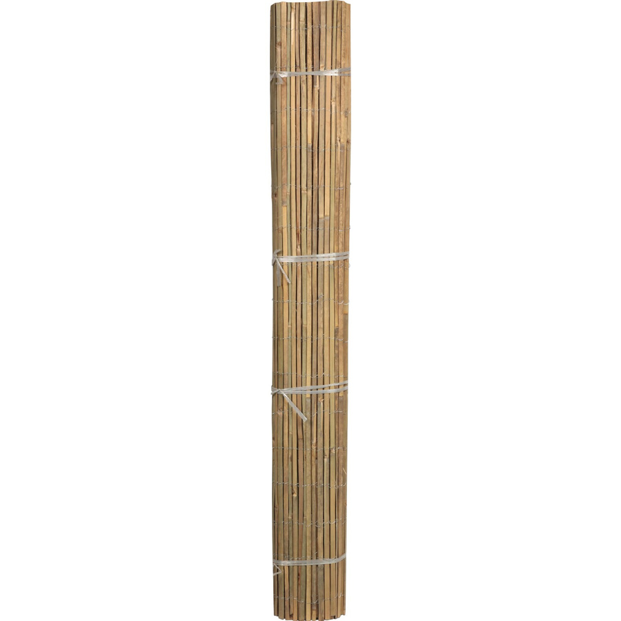 Bambusmatte in Braun aus gewebtem Bambus und Eisendraht B/B: 300 x 180 cm - Bild 2