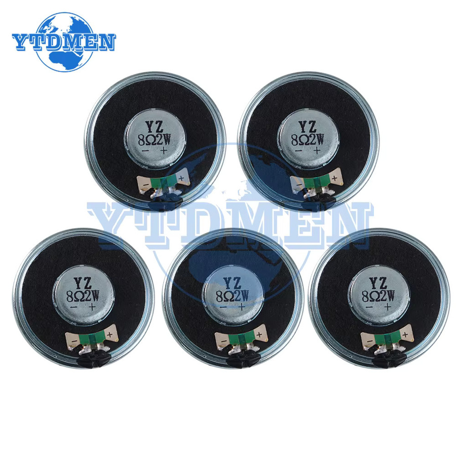 YTDMEN Ultradünne Horn Lautsprecher Kit 2W 8 Ohm Durchmesser: 40 mm, Schwarz, 5/10 Stück für Arduino - Bild 3