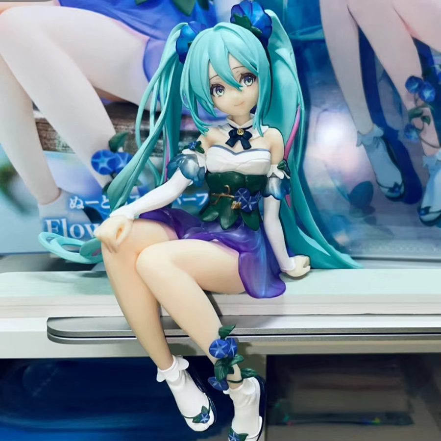 Bandai Hatsune Miku Morning Glory Fairy Noodle Stopper, Actionfigur, 15cm - Bild 4
