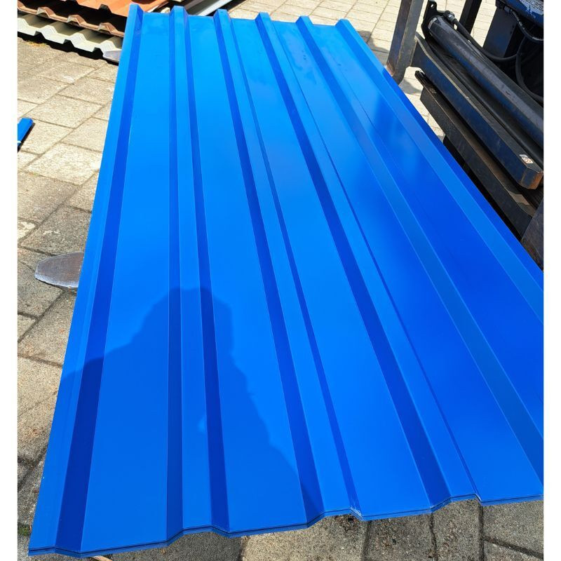 Trapezblech 35/207 Dach von Friedrich von Lien AG in Enzianblau RAL 5010, Länge: 2,50 m - Bild 1