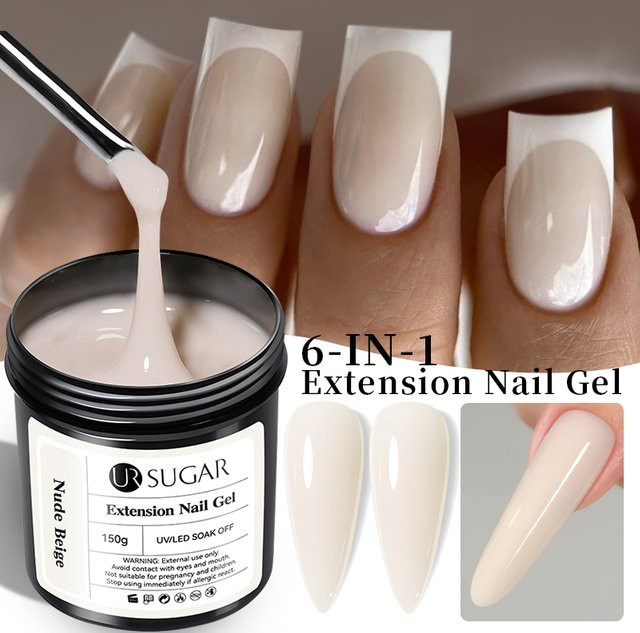 UR SUGAR Acrylgel, Nude Beige, 150g - Bild 1