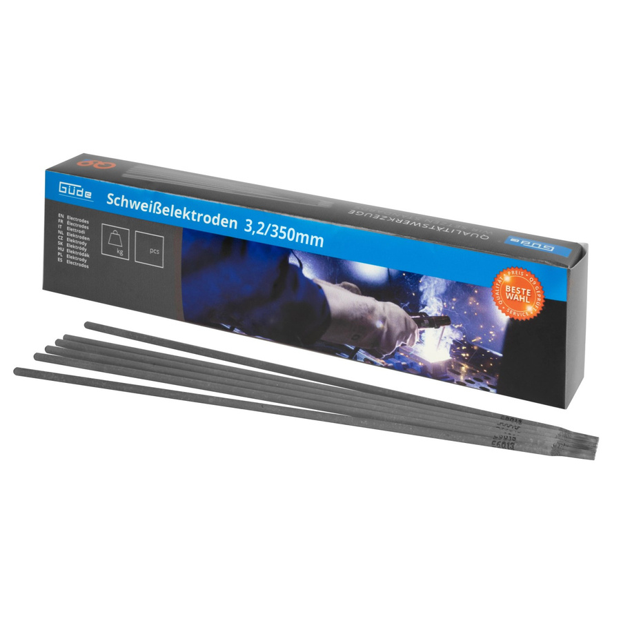 Güde Rutil Elektroden in Grau, Durchmesser: 3,2 mm, Länge: 350 mm, 95 Stück - Bild 2