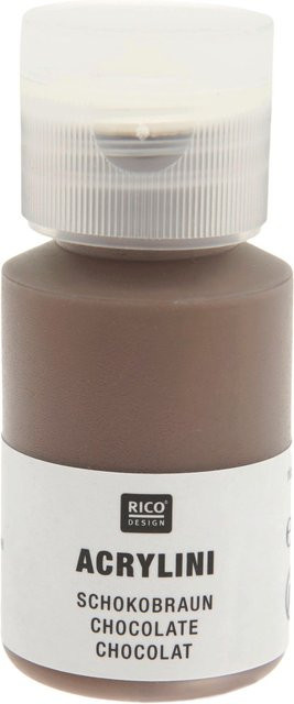 Rico Design Acrylini Acrylfarbe Schokobraun - Bild 1
