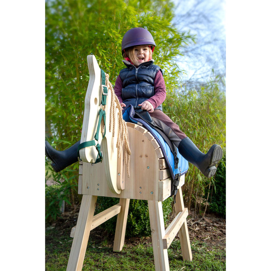 Small Foot Holzpferd mit Aufstiegshilfe & Halfter, Beige - Bild 4