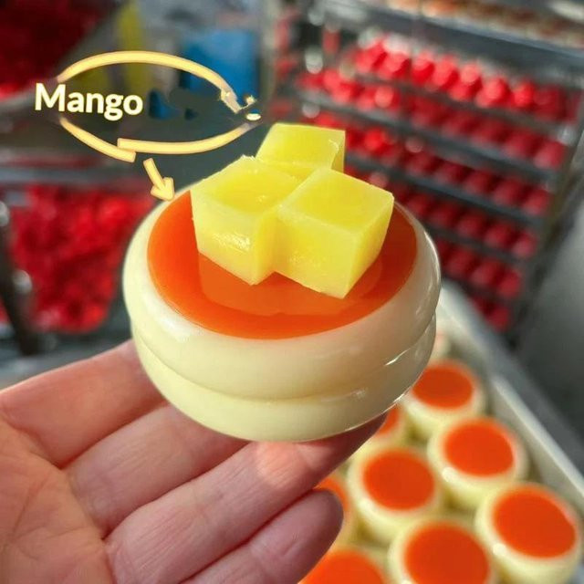 Soufflé-Pfannkuchen-förmiges Quetsch-Squishy-Spielzeug, weich, Stressabbau - Bild 1