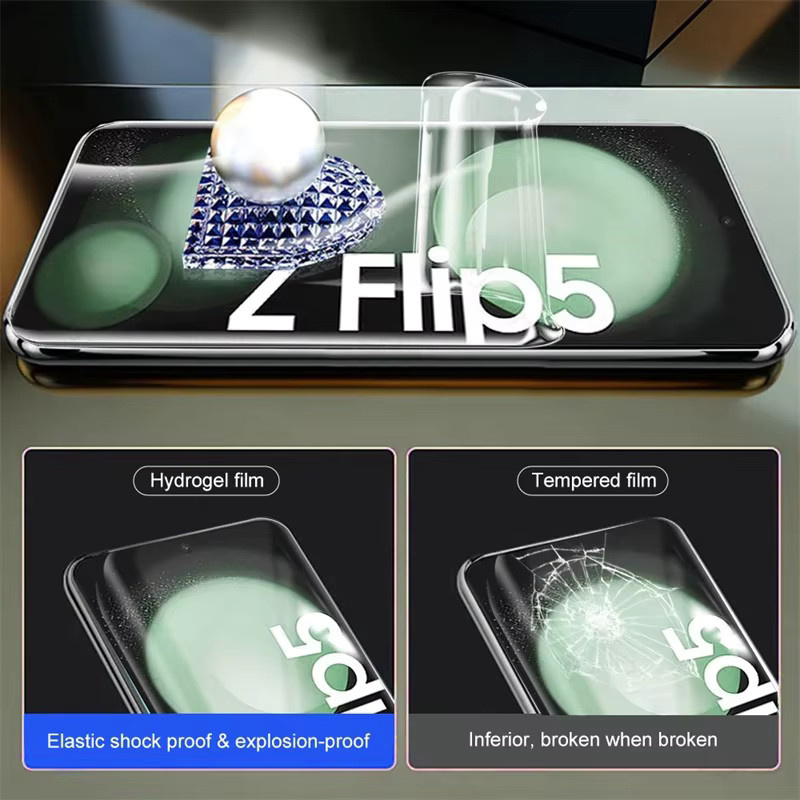 3 Stück Hydrogelfolie Displayschutzfolie für Samsung Galaxy Z Flip 6 5 4 3 transparent - Bild 6