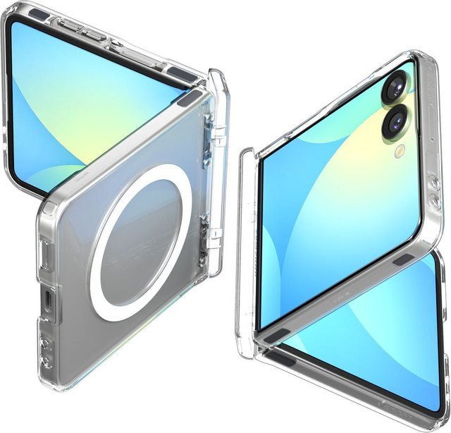 Spigen Ultra Hybrid Pro MagSafe Schutzhülle für Samsung Galaxy Z Flip7 in Transparent - Bild 1