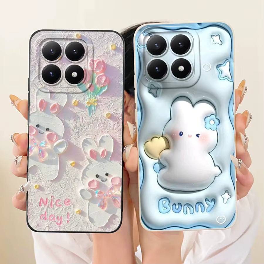 Stoßfeste Silikon Schutzhülle im Luxus Design für Xiaomi 15T und Xiaomi 15T Pro, Multicolor - Bild 2