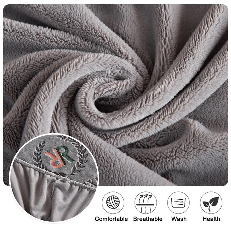 Levivel Elastischer Samt-Bettbezug in Grau, Gepolsterter Matratzenbezug für Queen-Size-Betten, B/T/H: 150 x 160 x 200 cm, Höhe: 25 cm - Bild 1