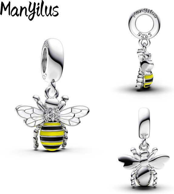 Manyilus Hummel-Charm, 925 Silber, Damen - Bild 1