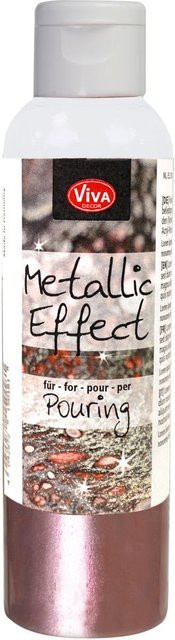 VivaDecor Metallic Effekt Pouring in Rosé-Gold mit Glanzeffekt - Bild 1