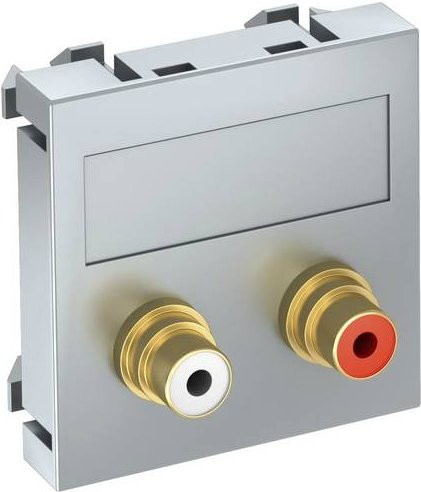 OBO Bettermann Abdeckung Multimediaträger in Silber aus Aluminium, B/H/T: 45 x 45 x 0,9 cm - Bild 1