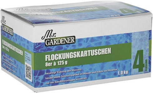 Mr. GARDENER Flockungskissen zur Wasserpflege für Pools, Weiss - Bild 1