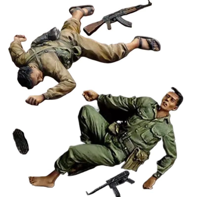 BAANFU Vietnam-Soldat, Harzfigur, Modellbausatz, 2-Figuren, Maßstab 1:35 - Bild 2