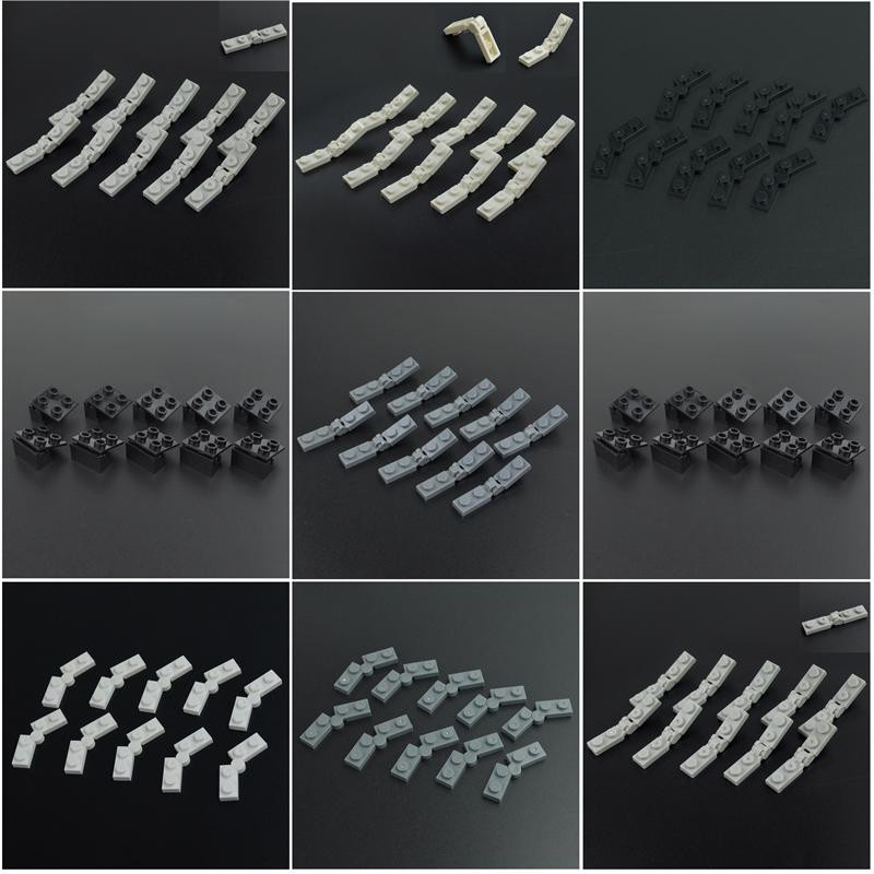 30-teiliges Set MOC Bausteine Wechselverschluss 1x2 Scharnierplatte - Bild 2