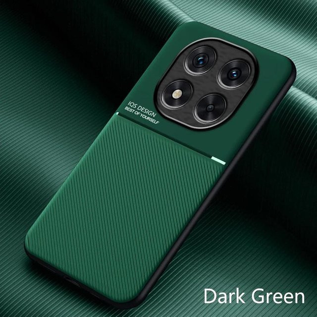 Robuste und rutschfeste Schutzhülle für Xiaomi Redmi Note 15 14 Pro 5G Pro+ Plus mit magnetischer Auto-Halterung in Schwarz - Bild 1