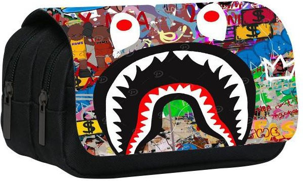 Sprayground Bedruckte Schreibwarentasche aus Polyester in Multicolour für Schule und Büro - Bild 1