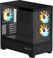 GIGABYTE C201 Panoramic Tower-Gehäuse in Schwarz - Bild 1