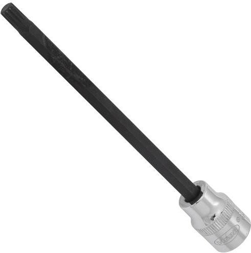 Vigour Innenvielzahn-Schraubendreher-Einsatz M6, 3/8 Zoll, Schwarz, Länge: 13,3 cm - Bild 1