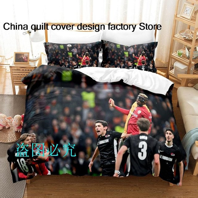 Bettwäsche-Set Galatasaray Fußballclub aus Mikrofaser, Mehrfarbig, B/H: 140 x 210 cm - Bild 1