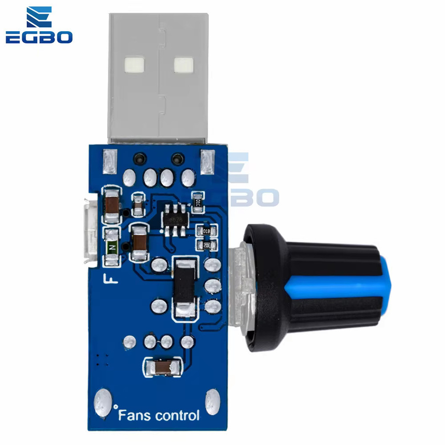 EGBO XY-FS USB-Lüftergeschwindigkeitsregler stufenloser Regler für 4V-12V 5W USB-Lüfter - Bild 3