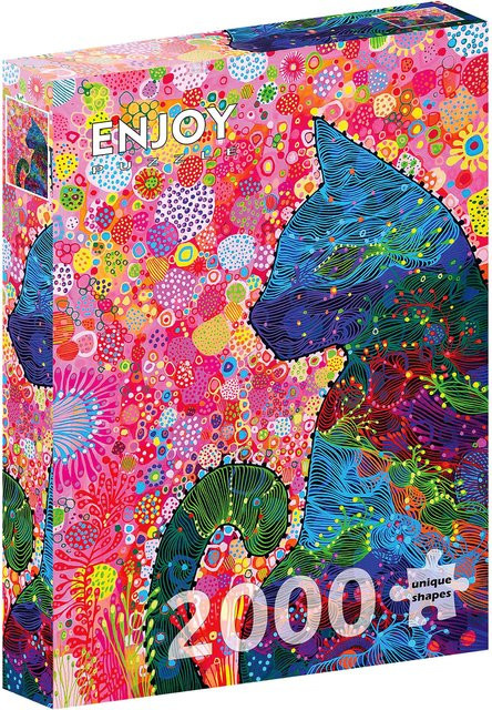 ENJOY Puzzle Katze, Tiere, Bunt / Mehrfarbig, Pappe / Karton - Bild 1