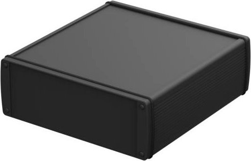 Bopla Alubos ABP 2070-200 Profil-Gehäuse aus Aluminium in Schwarz B/T/H: 200 x 210 x 74 mm - Bild 1