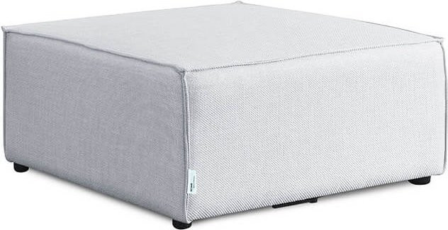 HOME DELUXE Modulares Sofa Hocker VERONA in Hellgrau, B/T/H: 87 x 87 x 87 cm - Bild 1