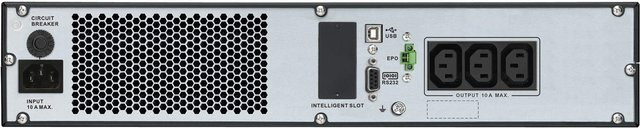 APC Easy UPS On-Line USV Rack-Einbau 1000 VA 900 Watt Schwarz RAL 7010 mit USB und RS232 Anschlüssen - Bild 1