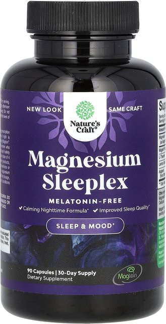 Nature's Craft Magnesium Sleeplex, 90 Kapseln, Unisex - Bild 1