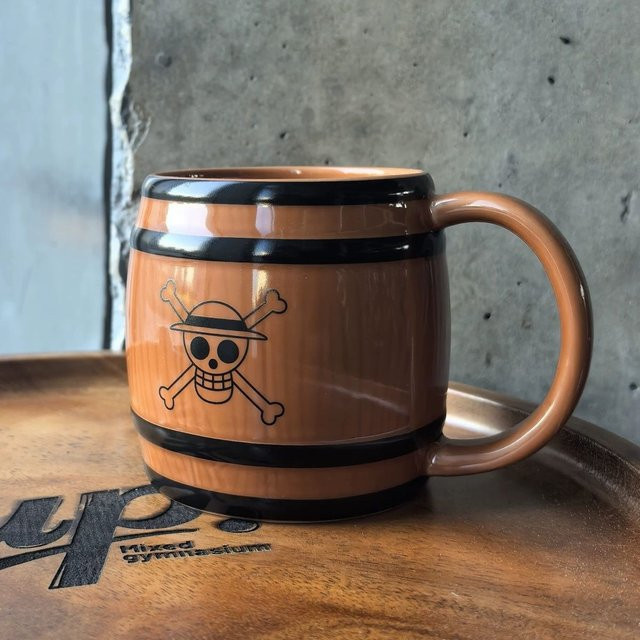 Bandai One Piece Strohhut Flotte Barrel Becher, Keramik Tasse, Cartoon Luffy Becher, Kaffeetasse - Bild 1