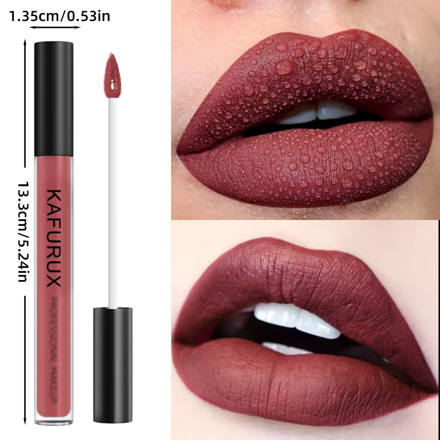 KAFURUX Flüssiger Lippenstift, Matt, Damen - Bild 5