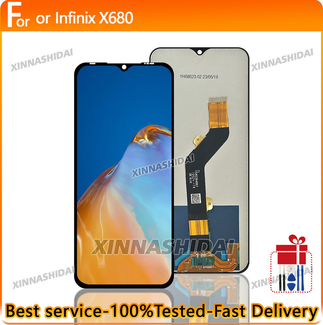 Infinix X680 LCD Display Ersatz mit Touchscreen Digitizer in Schwarz - Bild 1