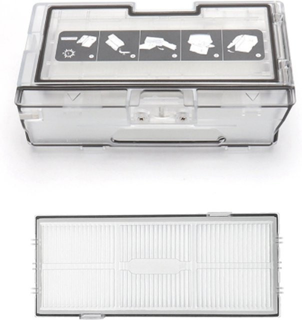 Roborock Staubbox Ersatzteil mit Filter für Xiaomi Roborock S7 T7S T7S Plus in Transparent - Bild 1