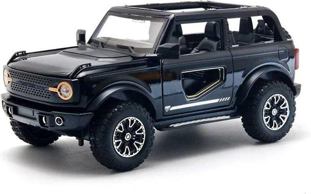 Linyi toy car Ford Bronco Lima SUV, Modellauto, 1:24, Metall, mit Licht und Sound, ab 18 Jahren - Bild 1