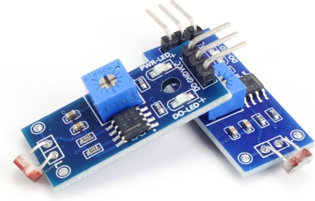 6 Stück Fotowiderstandsmodul 5516 mit 3 Pins für Arduino, Blau - Bild 1