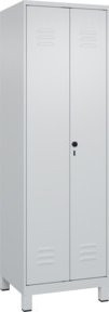 C+P PSA Doppel-Spind Classic PLUS mit 2 Abteilen, Grau, H x B x T: 195 x 60 x 50 cm - Bild 1