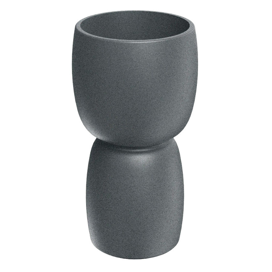 Prosperplast Blumentopf Duala Schmal in Granit Grau, Durchmesser: 30 cm, Höhe: 54 cm - Bild 2