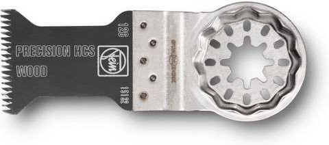 Fein E-Cut Precision Sägeblatt für Oszillierende Multitools für Holz und Kunststoff, Silber, 10 Stück, B: 50 mm, H: 35 mm - Bild 1