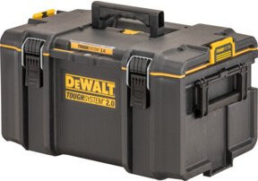 DEWALT Toughsystem DS300 Wasserfeste Werkzeugkiste in Schwarz, stapelbar mit IP65 Schutz - Bild 1