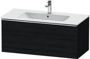 Duravit Waschtischunterschrank D-Neo, wandhängend, Eiche schwarz, B: 101 cm, T: 46,2 cm, H: 44 cm - Bild 1