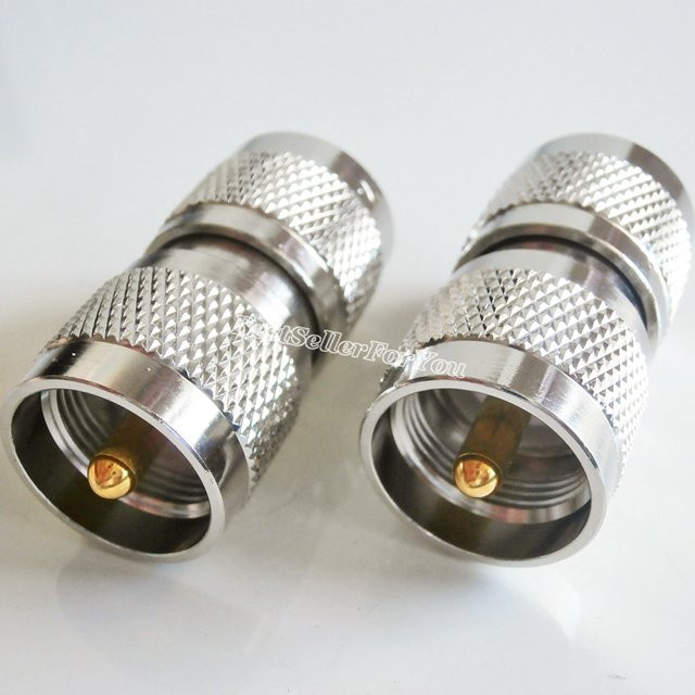 RFProMaker UHF auf PL259 Koaxial-Adapter in Serie, Farbe: Silber - Bild 1