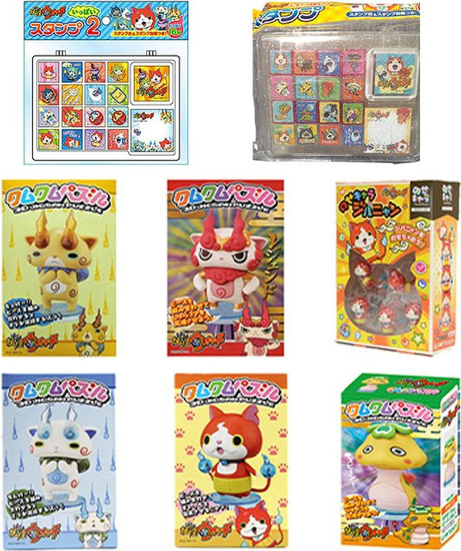 Ensky Yo-Kai-Uhr Tsuchinoko TMU-30 Jibanyan Kumkum 2er-Serie Figuren aus Kunststoff, mehrfarbig - Bild 1