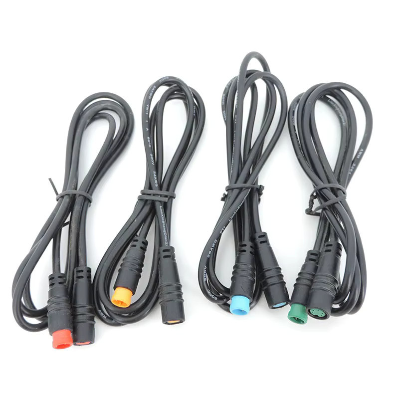Wasserdichtes E-Bike Geschwindigkeitssensor Verlängerungskabel mit M8 Stecker und Buchse für elektrische Fahrräder - Bild 3