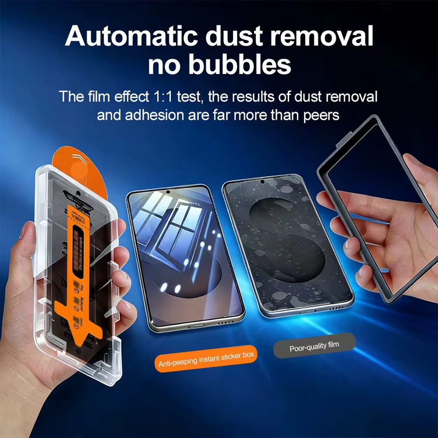 3er-Pack Blickschutz-Displayschutzfolie für Xiaomi 14 13 12 11 Lite 11X 10T 11T 12T 13T 14T 15T Anti-Spy Glasfolie in Transparent - Bild 3